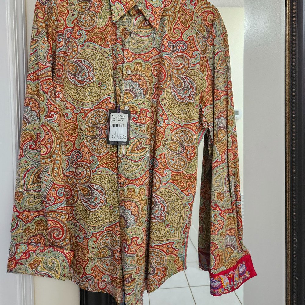 ROBERT GRAHAM LONG SLEEVE SIZE XL LONG SLEEVE SIZE XL